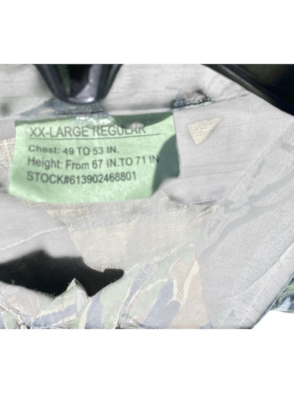 U.S. Army Camouflage Green Field Jacket/ Top XX Large - Men camo - Picture 3 of 3